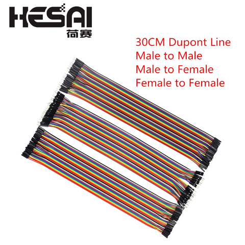 30cm Male to Male + Male to Female and Female to Female DuPont Cable Line Jumper Connector Breadboard for arduino Diy Kit ► Photo 1/6