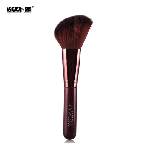 MAANGE 1Pcs Round Angled Top Makeup Brush Power Foundation Blush Concealer Contour Blending Highlight Cheek Brush Beauty Tool ► Photo 1/5