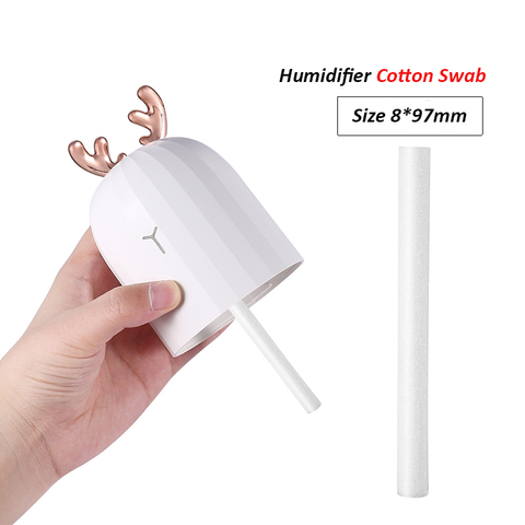 10 Piece 8mm*97mm Air Humidifiers Filters Cotton Swab for Car Home Ultrasonic Humidifier Mist Maker Aroma Diffuser Replace Parts ► Photo 1/6