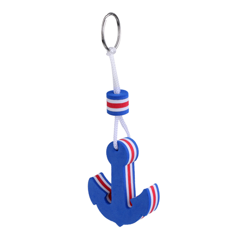 Boating Sea Fishing Water Floating Keychain Key Ring- Anchor Shape Blue Water Sports Rowing Inflatable Boats Yacht Accessories ► Photo 1/5