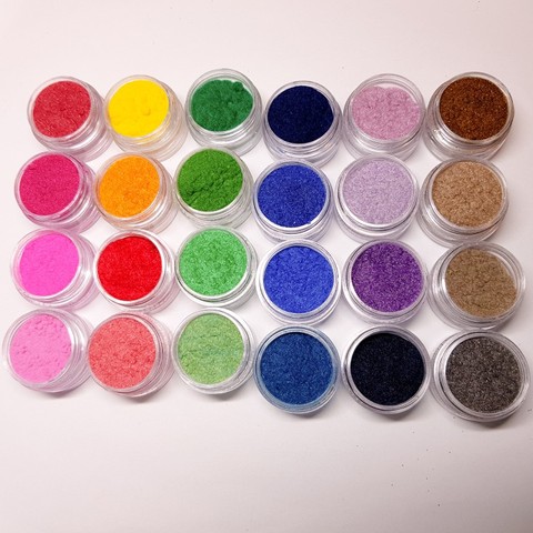 24pcs x 3D Nail Flocking Velvet Starter Kit Nonfade Powder |Press On Nails | Velvet Nail Powder For Nail Art Decoration Stickers ► Photo 1/6