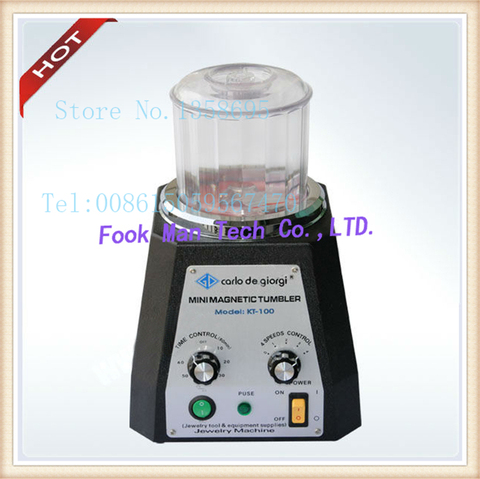 kt100 Magnetic Tumble, Mini Magnetic,Jewelry Polisher Finisher Finishing machine,Jewelry Polishing Machine ► Photo 1/1