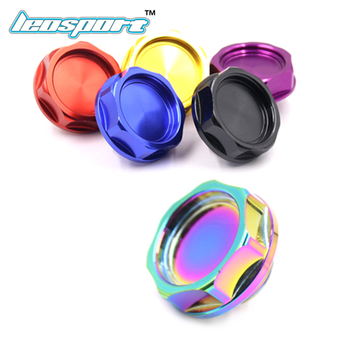 For mugen power Aluminum Racing Oil Cap For Honda civic For oil filler cap cover with LOGO Sticker ► Photo 1/6