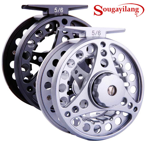 Sougayilang Fly Fishing Reels CNC-machined Large Arbor Fly Reel 2+1BB 1:1 Fly Fishing Tackle Accessories ► Photo 1/6