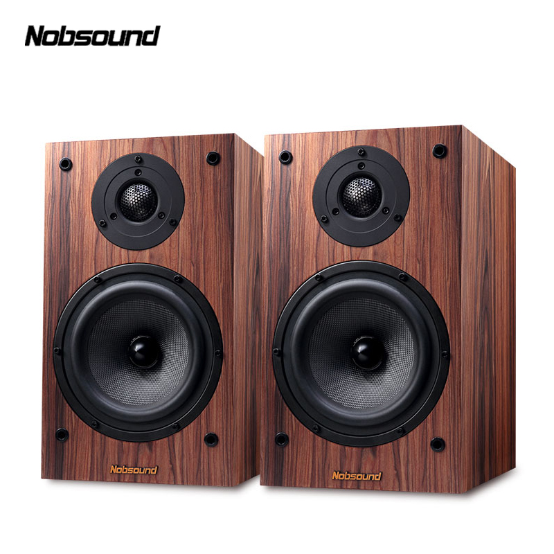 Nobsound DM3 Wood 120W Pair inches Bookshelf Speakers