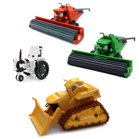 Disney Pixar Cars 2 Diecasts Toy Vehicles Frank Combine Harvester Bullfighter Bulldozer Chewall Metal Car Toy Kids Birthday Gift ► Photo 1/5