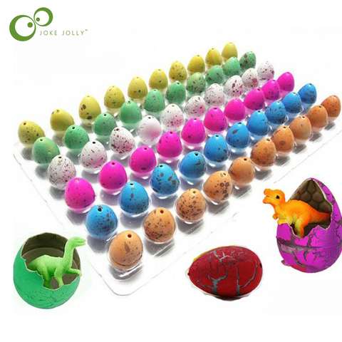 10pcs/lot Novelty Gag Toys Children Toys Cute Magic Hatching Growing Animal Dinosaur Eggs For Kids Educational Toys Gifts GYH ► Photo 1/6