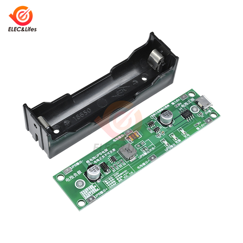 5V Micro USB 18650 Lithium Battery Charger UPS Voltage Converter ups uninterruptible power supply module Step up Charging Module ► Photo 1/6