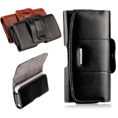 Belt Clip Holster Leather Mobile Phone Cases Pouch For iPhone 7 6 6S plus Cell Phone Cover Bag for iPhone 7 6 4 4s 5 5S SE cover ► Photo 1/6