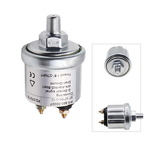 Engine Oil Pressure Sensor Gauge Sender Switch Sending Unit 1/8 NPT Car Pressure Sensors 10-184Ohm Signal ► Photo 1/6