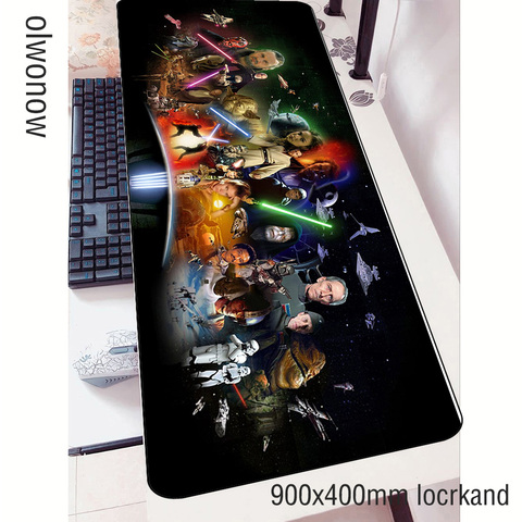 Star Wars mouse pad 900x400x3mm pad to mouse Popular notbook computer mousepad gaming padmouse gamer to keyboard mouse mats ► Photo 1/5