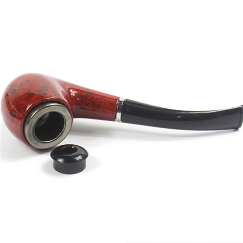 1pcs New Tobacco Smoking Pipe-Durable Classical Cigar Pipe With Rubber Ring Best Deal ► Photo 1/6