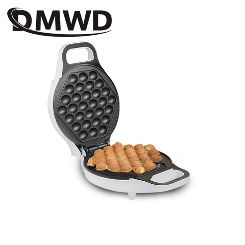 Bubble Waffle Maker - Electric Non Stick Hong Kong Egg Waffler Iron Griddle