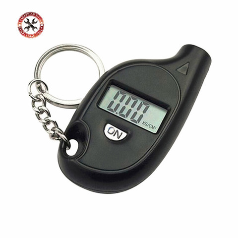 2022 New Arrival Mini LCD Digital Tire Tyre Keychain Air Pressure Gauge For Car Auto Motorcycle CNP Free Shipping ► Photo 1/6