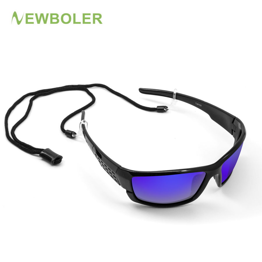Men Sunglasses Square Polarized Night Vision Glasses UV400 Driving Cycling Sport