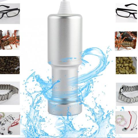 Mini Ultrasonic Cleaning Machine Watch EyeGlasses Dishes Cleaner Sonic Fruit Vegetable Jewelry Teeth Denture Tableware Bath Trip ► Photo 1/6