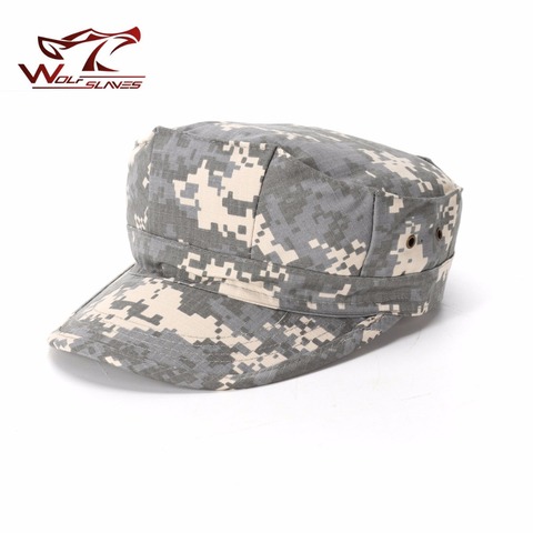 New Tactical Airsoft Sun Hats Octagonal Cap Military Camouflage Hunting Hat Combat Solider Style Durable CS Force Hat Caps ► Photo 1/6