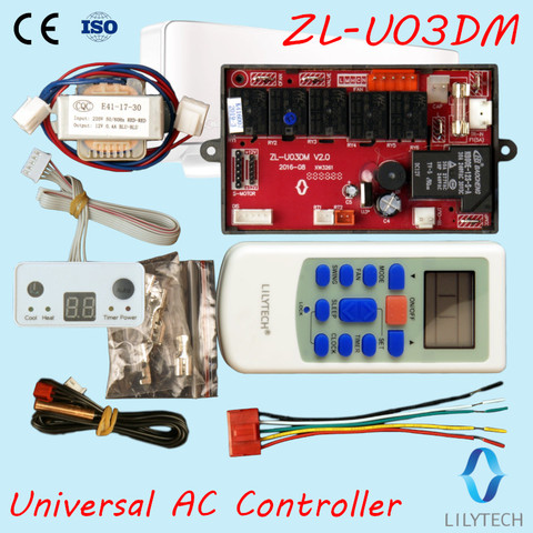 ZL-U03DM, Universal AC control system, Universal ac controller, Remote A/C control PCB, Lilytech ► Photo 1/6