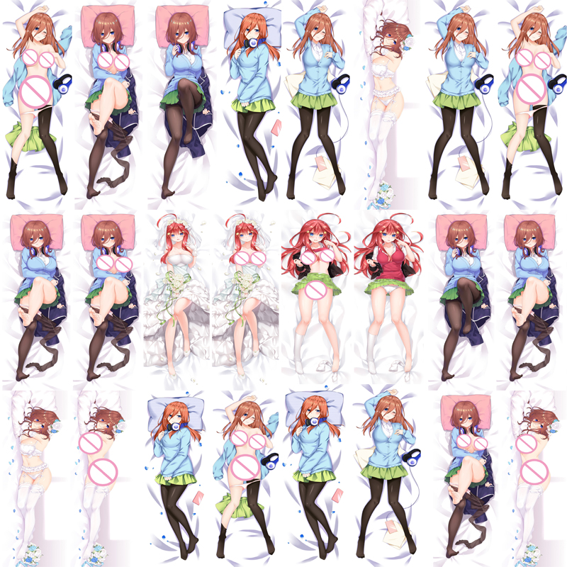 The Quintessential Quintuplets Nakano Sisters Miku Itsuki Anime Body Pillow  Cases