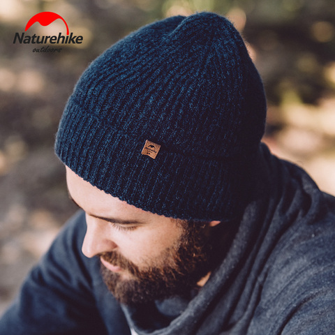 Naturehike Wool Hat Winter Knitted Warm Thick Caps Climbing Outdoor Hiking 2 Colors ► Photo 1/6