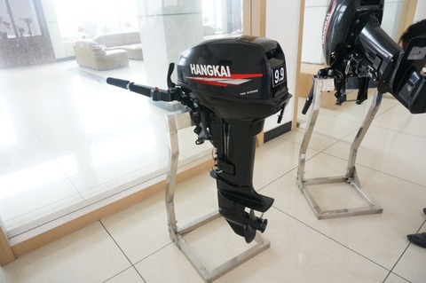 Whosale Chinese New Cheap Hangkai Portable 9.9hp 2 Cylinder 2 Stroke Outboard Motors Online for Sale ► Photo 1/5