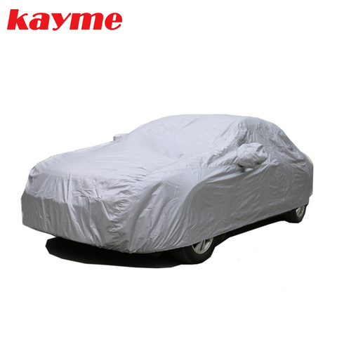 Kayme dustproof Full Car Covers 170T polyester universal Indoor Outdoor Suv UV Snow Resistant Protection Cover for toyota bmw vw ► Photo 1/6
