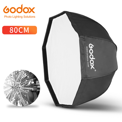 Godox 80cm 31.5in Portable Octagon Softbox Flash Speedlight Speedlite Umbrella Softbox Brolly Reflector (Softbox Only) ► Photo 1/6