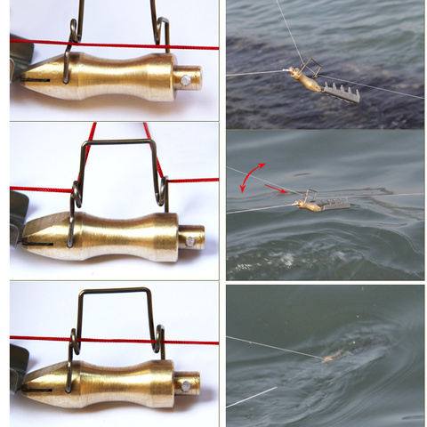 New stainless steel bait retriever bait rescue lure seeker bait saver fishing tackle minnow carp fishing accessories B2Cshop ► Photo 1/6