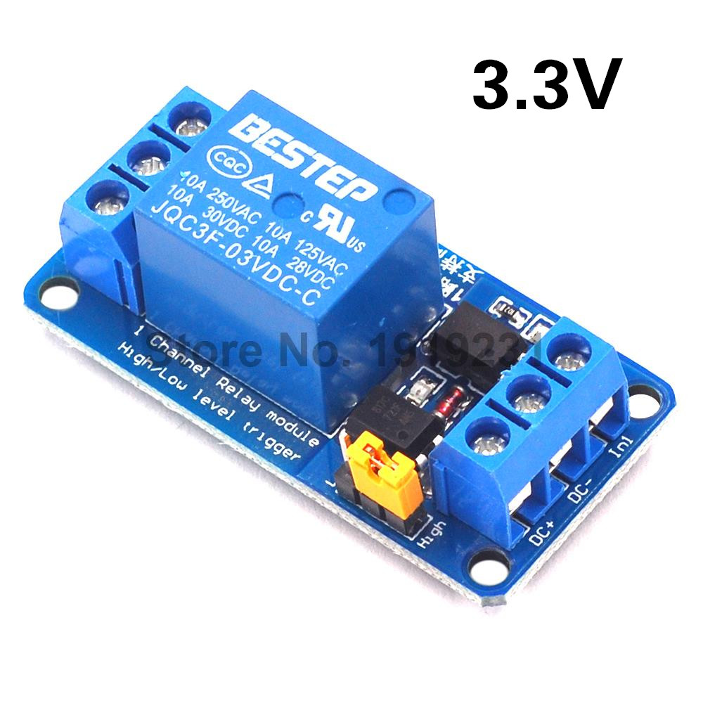 3V 2 Way Relay Module Interface Board Low Level Trigger Optocoupler Arduino 