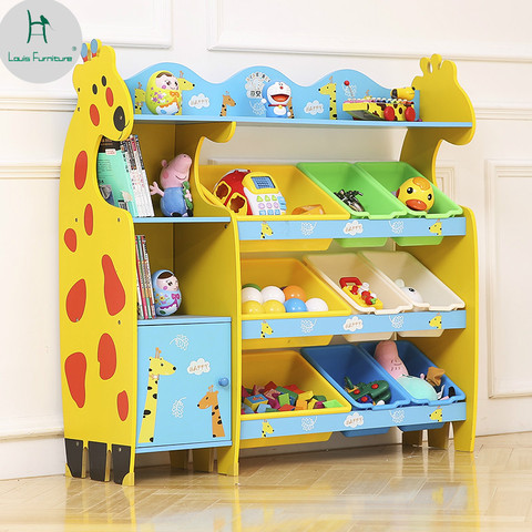 Louis Fashion Childrens Toys Baby Storage Cabinet Shelves Nursery Books Picture ► Photo 1/1