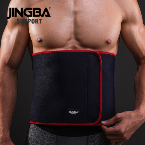 JINGBA SUPPORT New Back waist support sweat belt waist trainer waist trimmer musculation abdominale fitness belt Sports Safety ► Photo 1/6