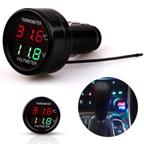 Waterproof CAR Battery Meter DC 12V Voltmeter LED Digital Display