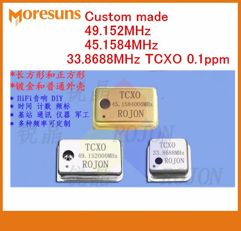 Fast Free Ship 49.152MHz 45.1584MHz 33.8688MHz TCXO 0.1ppm Temperature-compensation Crystal Oscillator ► Photo 1/1