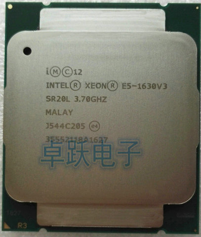 E5-1630V3 оригинальный Intel Xeon E5-1630 V3 E5 1630 V3 3,70 ГГц 10 м 4 ядра 22NM LGA2011-3 140 Вт процессор Бесплатная доставка ► Photo 1/1