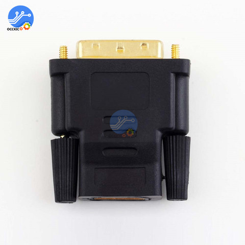 DVI Male to HDMI Female Adapter Converter 24 Pin+1 Pin Gold Plated 1080P Converter Connector for PC HDTV ► Photo 1/5