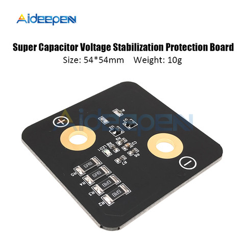 2.8V 3000F Super Farad Capacitor 5.4*5.4cm Balance Board Super Capacitor Voltage Regulator Protection Board ► Photo 1/1