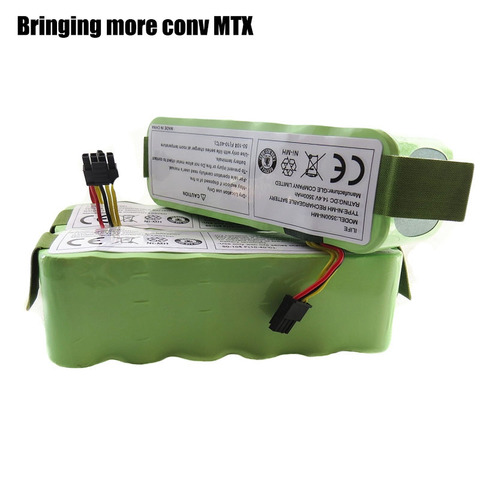 NI-MH 3500mAH 14.4 V Battery for Kitfort KT504 Haier T322 T321 T320 T325 robotic Vacuum Cleaner Parts Accessory For Haier T321 ► Photo 1/6