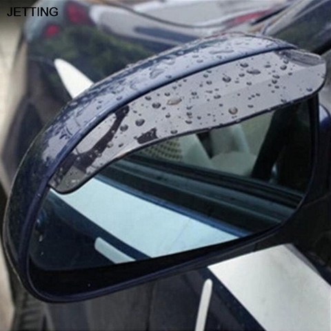 2Pcs/pair Universal Flexible PVC Car Accessories Rearview Mirror Rain Shade Rainproof Blades Car Back Mirror Eyebrow Rain Cover ► Photo 1/6
