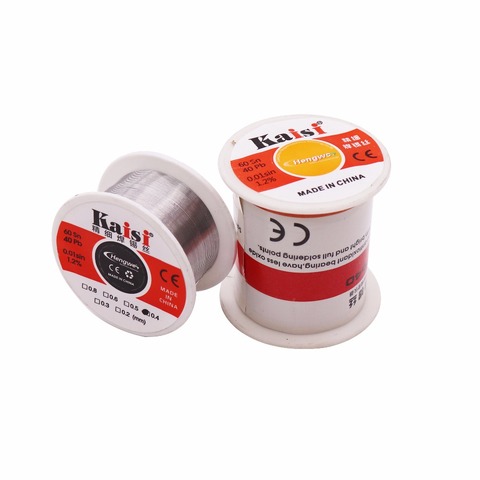 Kaisi soldering iron solder wire of low temperature high purity tin tin article 150 g 50g 0.3-0.6 ► Photo 1/1