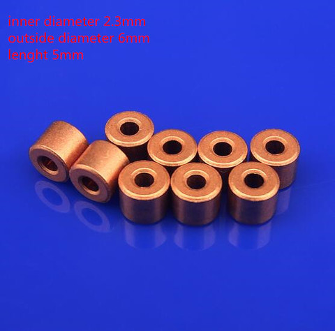 10pcs 2.3mm small bearing Copper brass bushing guide sleeve Precision mini Oil bearing ► Photo 1/1