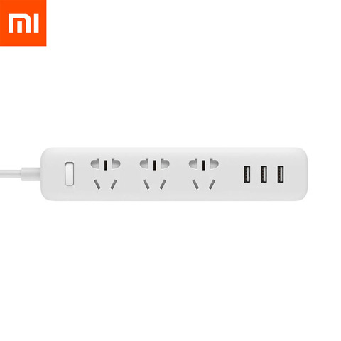 Original Xiaomi Smart Home Electronic Power Strip Socket Fast Charging 3 USB with 3 Sockets Standard Plug ► Photo 1/6