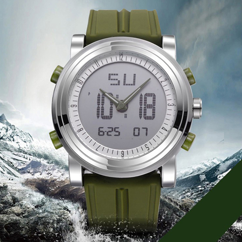 SINOBI Sport Watch Men Wrist Watches Digital Quartz Clock Movement Waterproof Watch Top Luxury Brand Chronograph Male Reloj 2017 ► Photo 1/6
