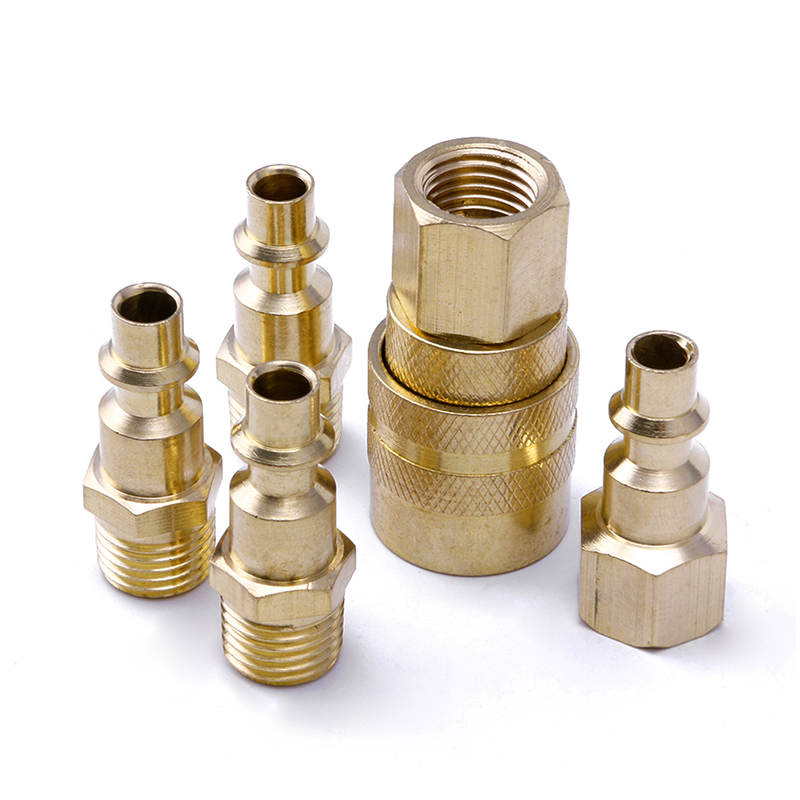 5PCS 1/4" Quick Coupler  Set Male Socket Connector Female and Male Plug 
