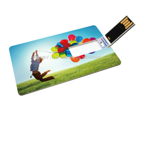 4G 8G credit card USB Flash Drive customized Pen drive personalized as your logo photo design pendrive (10pcs can print logo ) ► Photo 1/6