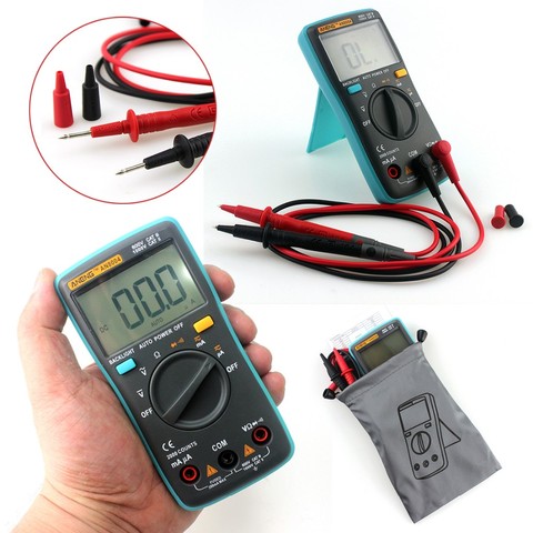 ANENG AN8004 LCD Auto Range Digital Multimeter  Voltmeter Ammeter Resistance DC / AC  Transistor Tester Voltmeter multi meter ► Photo 1/1