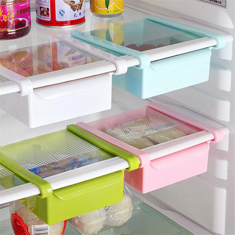1Pcs Refrigerator Storage Drawer Household Kitchen Storage Rack Food Organizer Box For Save Refrigerator Space Kitchen Supplies ► Photo 1/6
