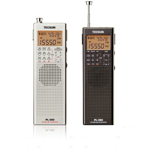 Original Tecsun PL 360 portable digital Radio usb AM FM pocket radio recorder Shortwave PLL DSP ETM SW MW LW Receiver pl-360 New ► Photo 1/3