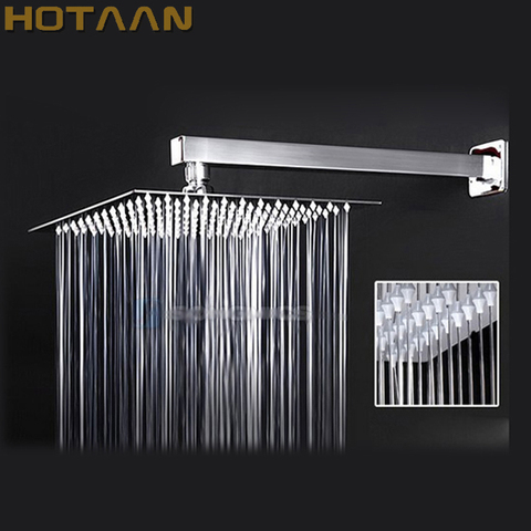 12 inch shower head with arm 300*300 stainless steel head shower with shower arm top water saving rain shower Chuveiro YT5115-12 ► Photo 1/4