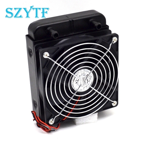 1pcs Low Noise 120 x 120mm Water Cooling CPU Cooler Row Heat Exchanger Radiator with Fan ► Photo 1/3