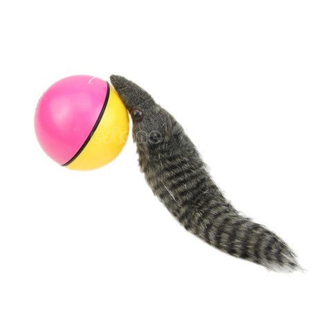 Beaver Weasel Rolling Motor Ball Pet Cat Dog Kids Chaser Jumping Fun Moving Toy ► Photo 1/2